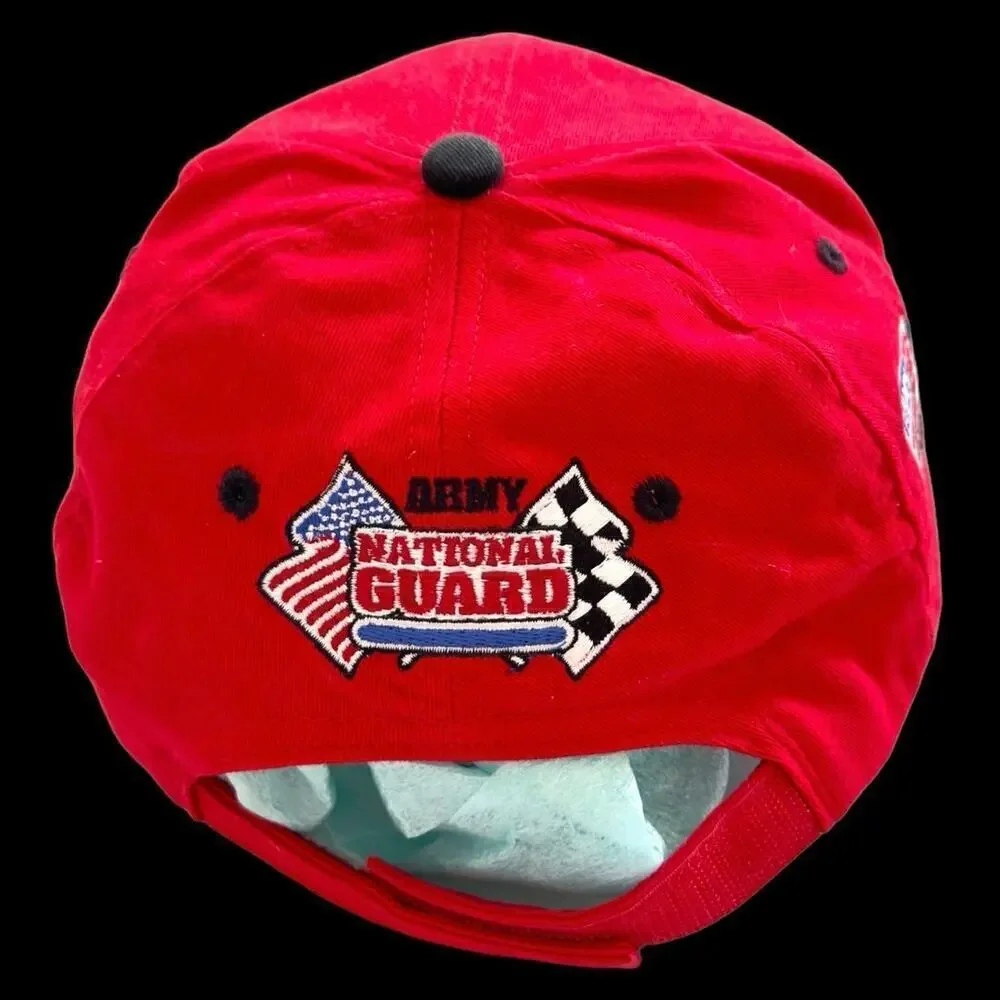 NASCAR Army National Guard #54 Hat Cap Adjustable Red White Blue Legend EC